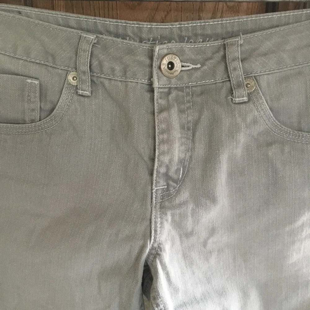 FREE!! Justice girls gray jean shorts